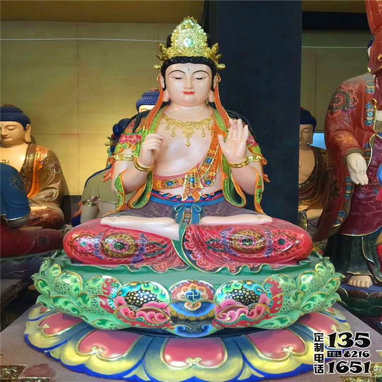 玻璃鋼彩繪寺廟景區觀音菩薩雕塑 玻璃鋼彩繪寺廟景區觀音菩薩雕塑