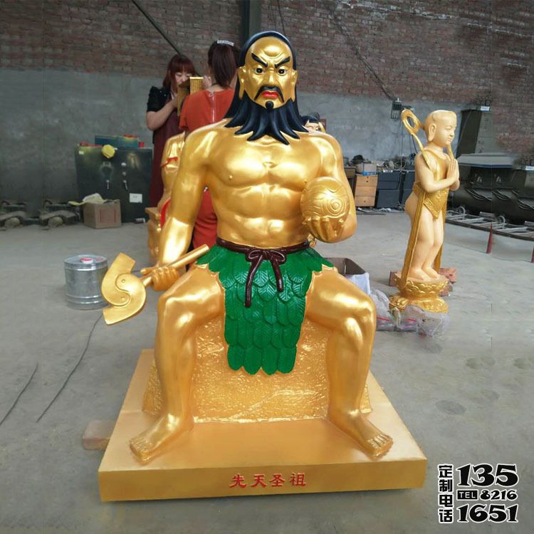 景區(qū)玻璃鋼炎帝神農(nóng)氏彩繪神像 景區(qū)玻璃鋼炎帝神農(nóng)氏彩繪神像