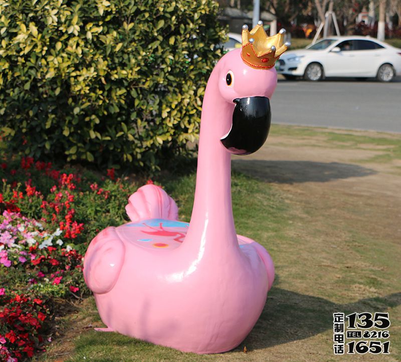 大型仿真火烈鳥動物座椅玻璃鋼雕塑 戶外廣場卡通裝飾品園林景觀擺件坐椅 大型仿真火烈鳥動物座椅玻璃鋼雕塑 戶外廣場卡通裝飾品園林景觀擺件坐椅