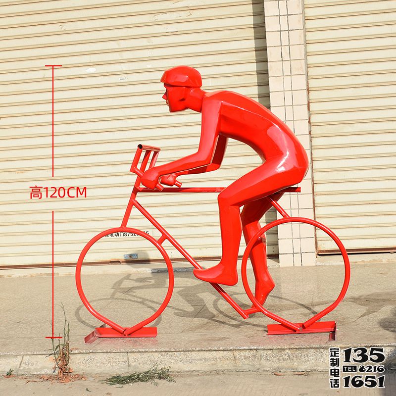 園林景觀幾何騎自行車運(yùn)動(dòng)人物玻璃鋼學(xué)校園體育館雕塑裝飾擺件 園林景觀幾何騎自行車運(yùn)動(dòng)人物玻璃鋼學(xué)校園體育館雕塑裝飾擺件