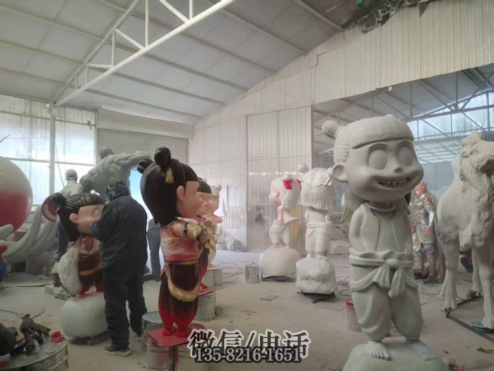 玻璃鋼雕塑廠哪吒雕塑?chē)娖彳?chē)間 玻璃鋼雕塑廠哪吒雕塑?chē)娖彳?chē)間